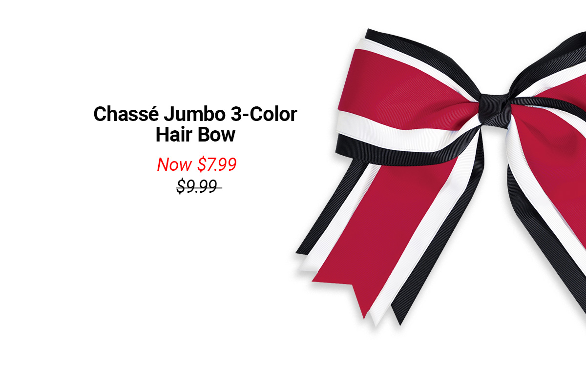 CHASSE JUMBO 3-COLOR HAIR BOW