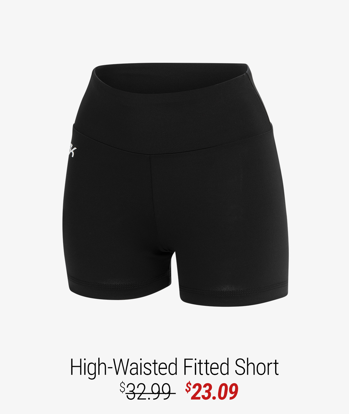 GK ALL STAR HIGH-WAISTED FITTED SHORTS