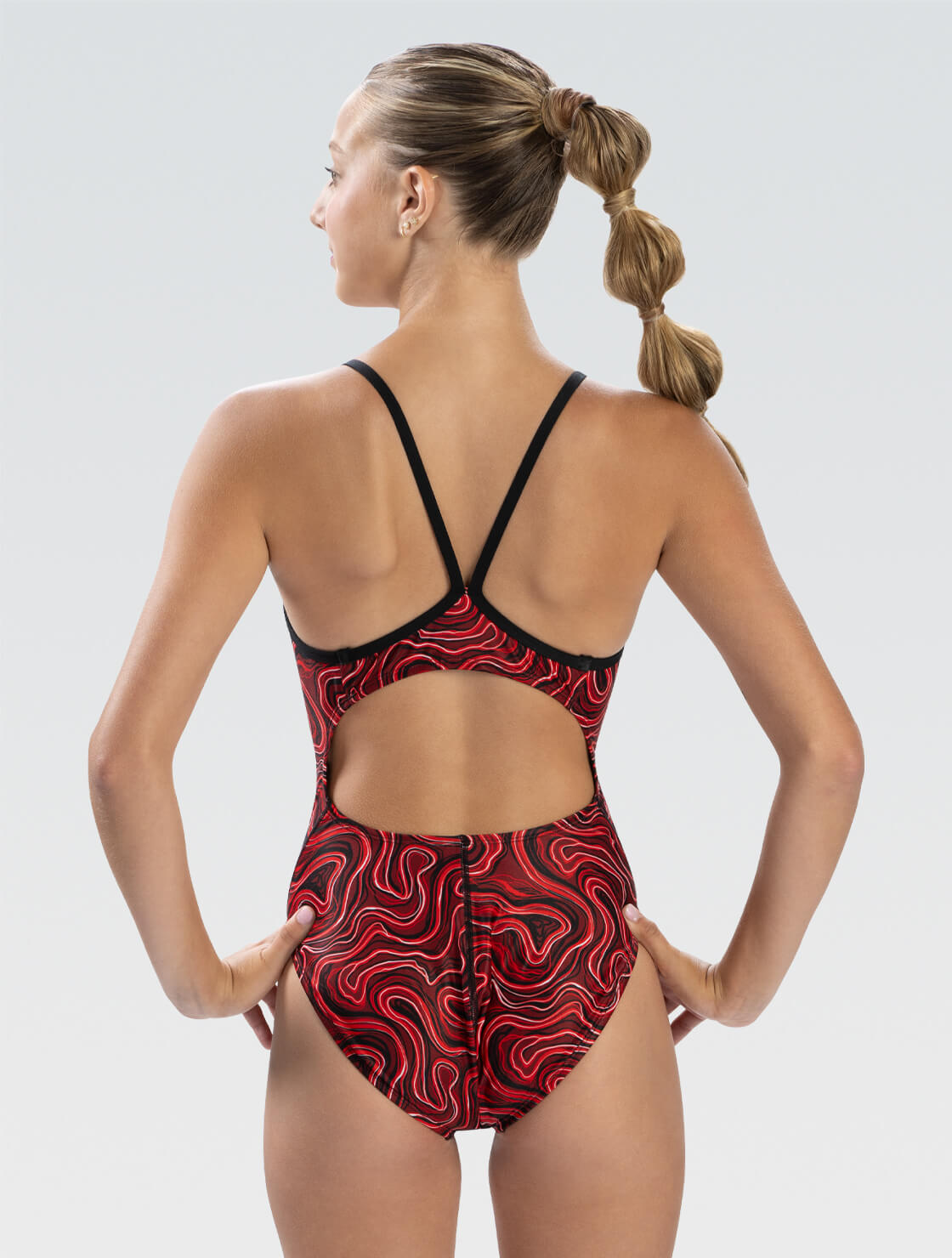 Reliance Tsunami Red V-Back One Piece – Dolfin Swimwear
