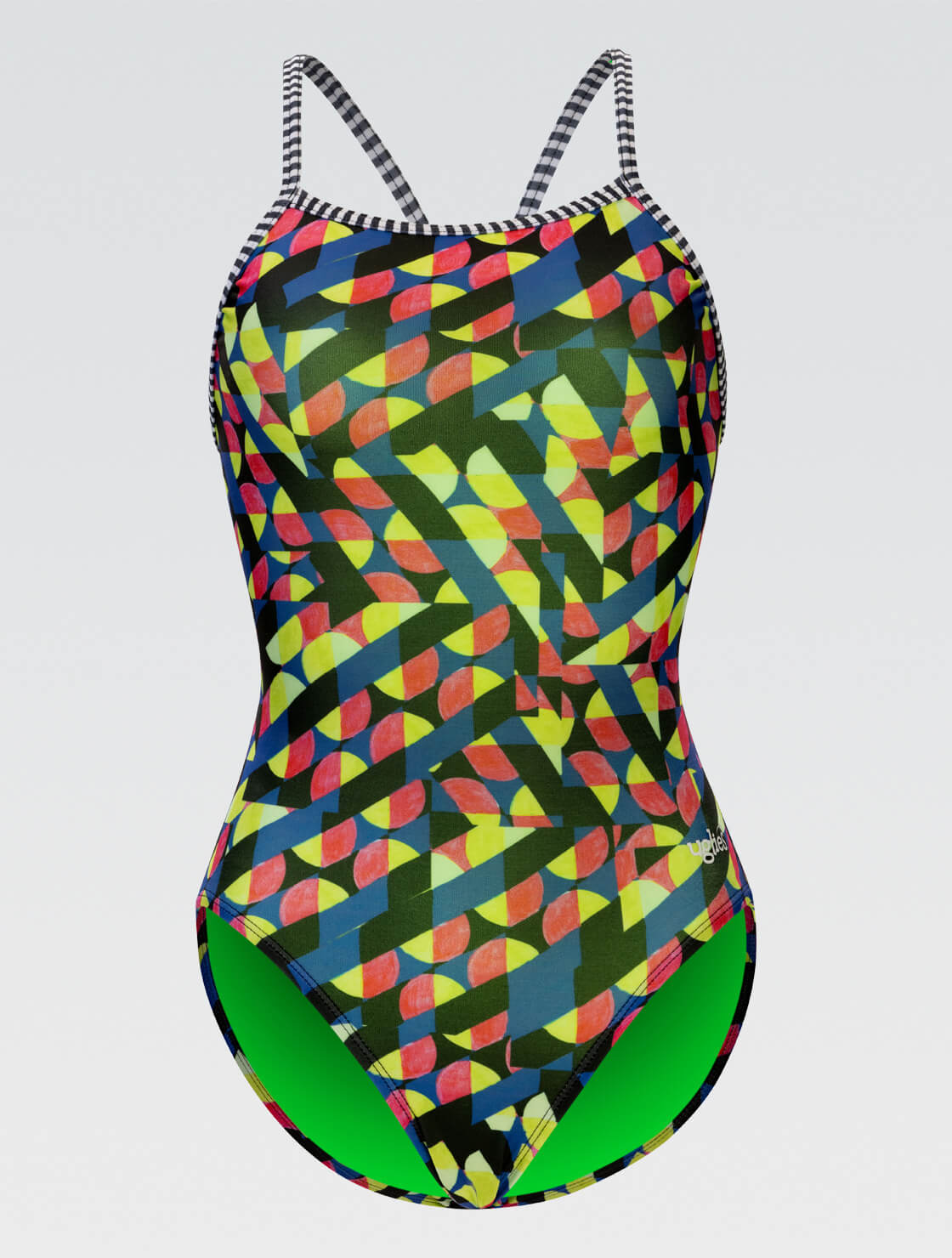Women's Gamescape One Piece Swimsuit | V-Back | Uglies – Dolfin