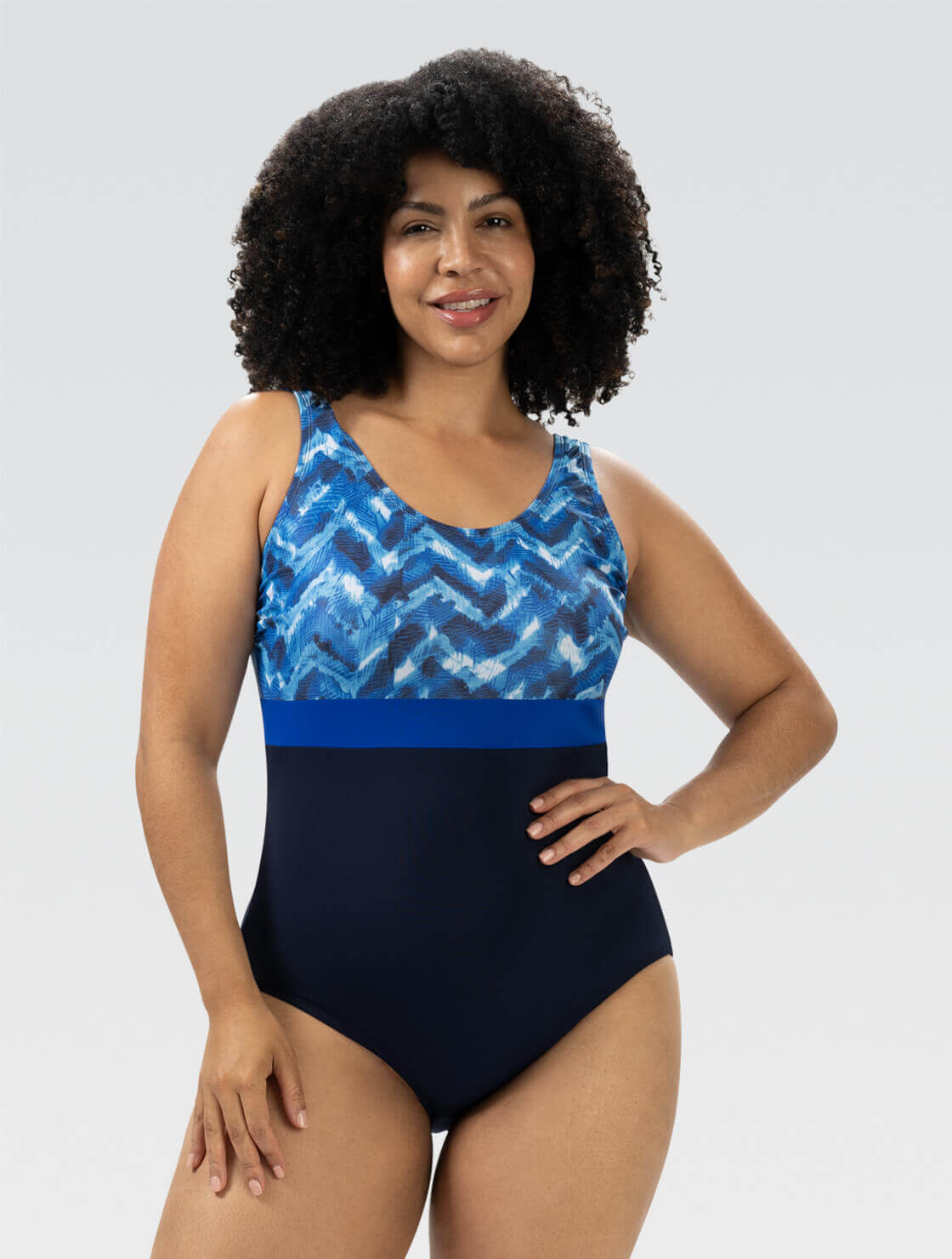 Women's Retreat Print One Piece Swimsuit | Moderate Coverage