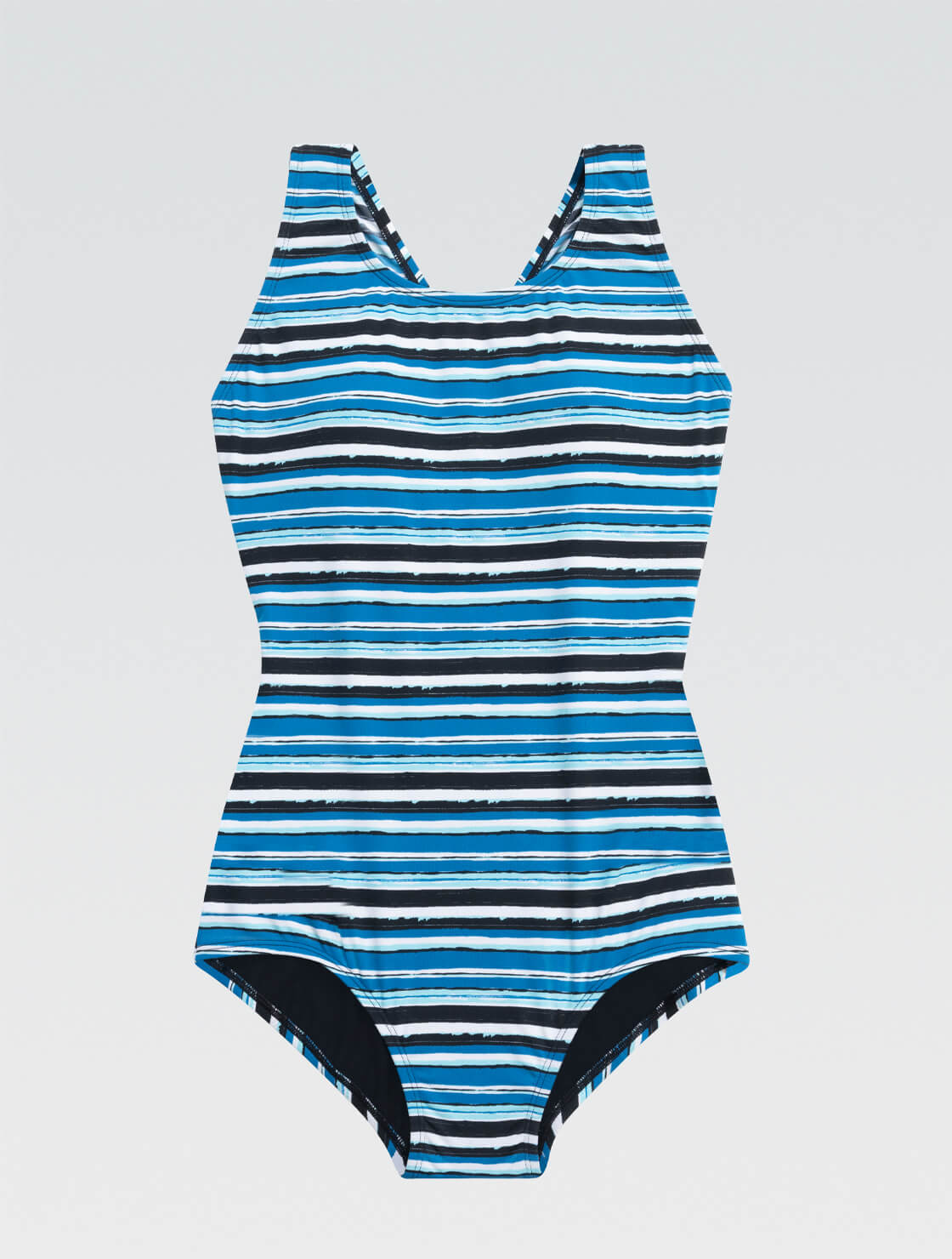 Women's Aquashape Harbor Print Conservative One Piece : 4700