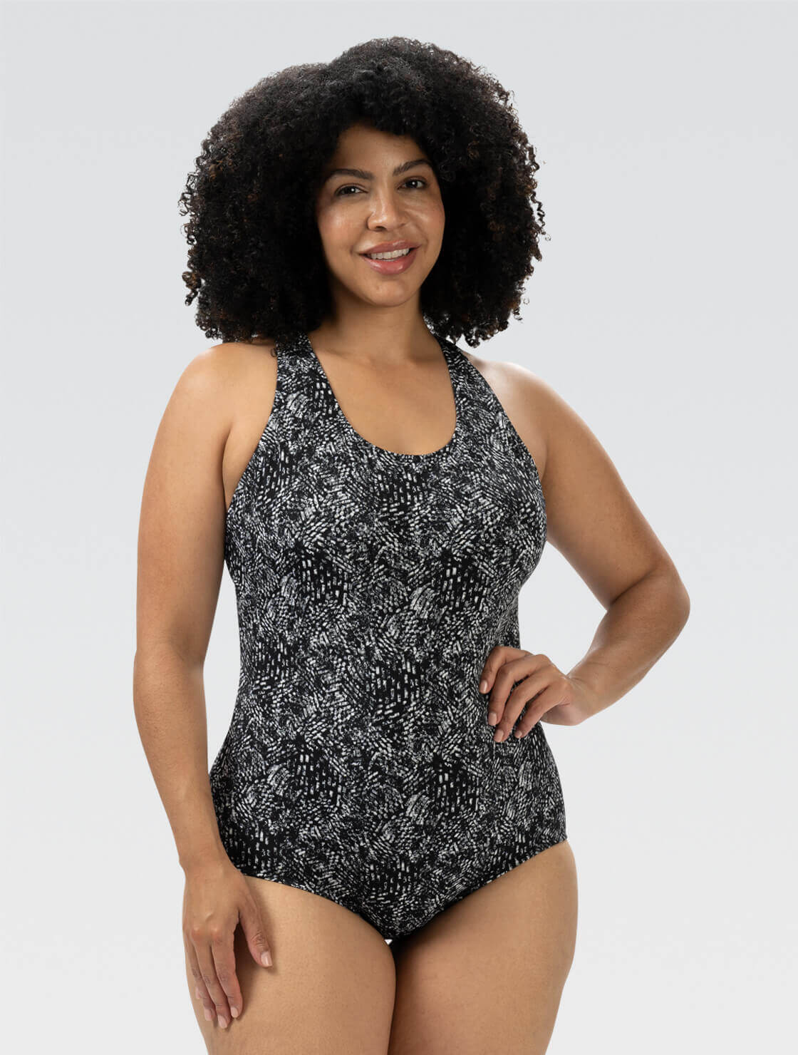 Women's Breeze Print One Piece Swimsuit | Conservative Coverage