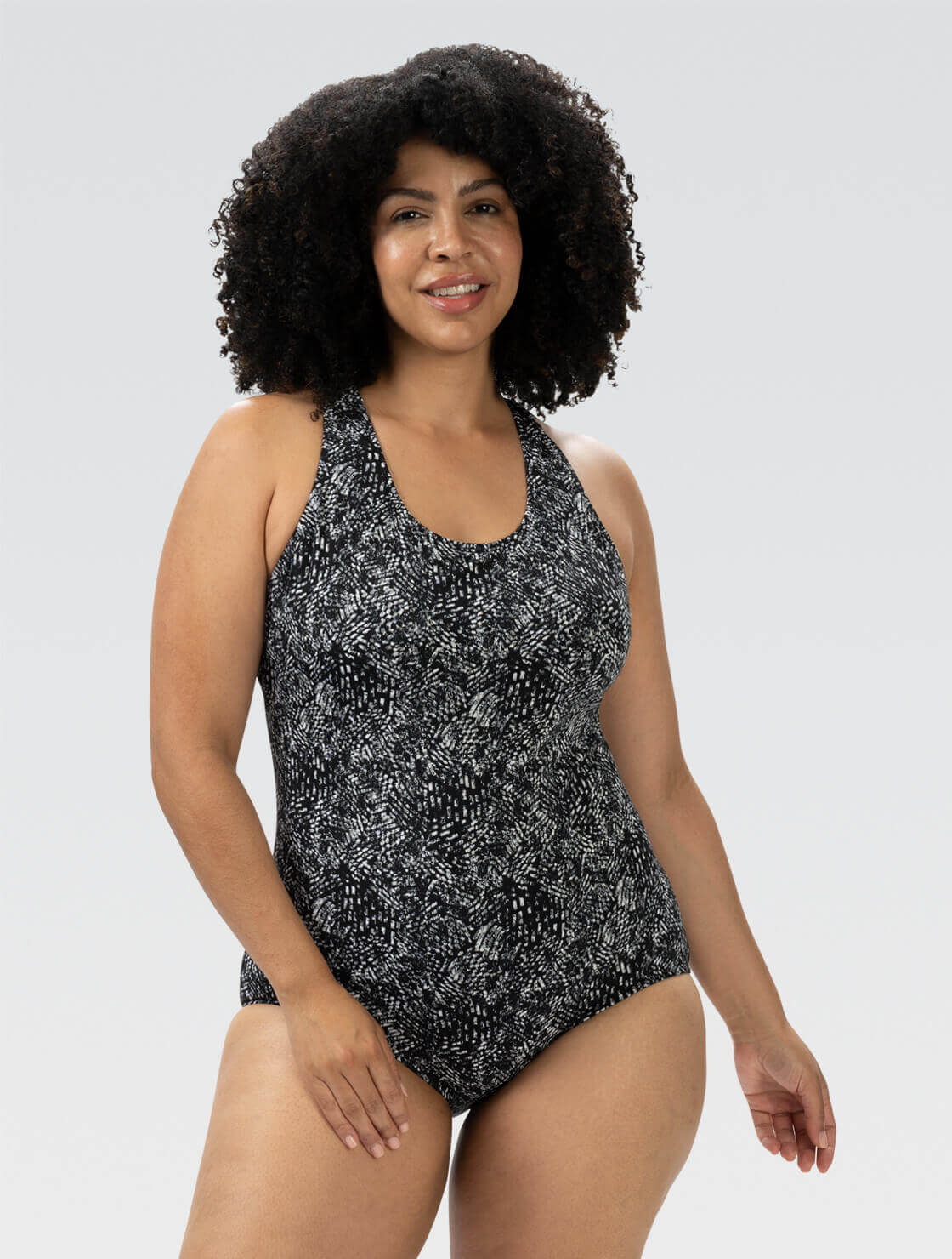 Women's Breeze Print One Piece Swimsuit | Conservative Coverage