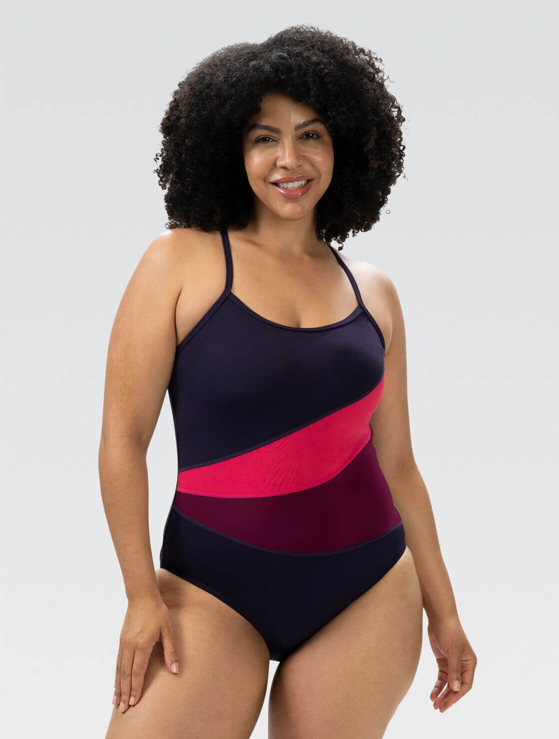 Women's Plum and Cabernet One Piece Swimsuit | Moderate Coverage