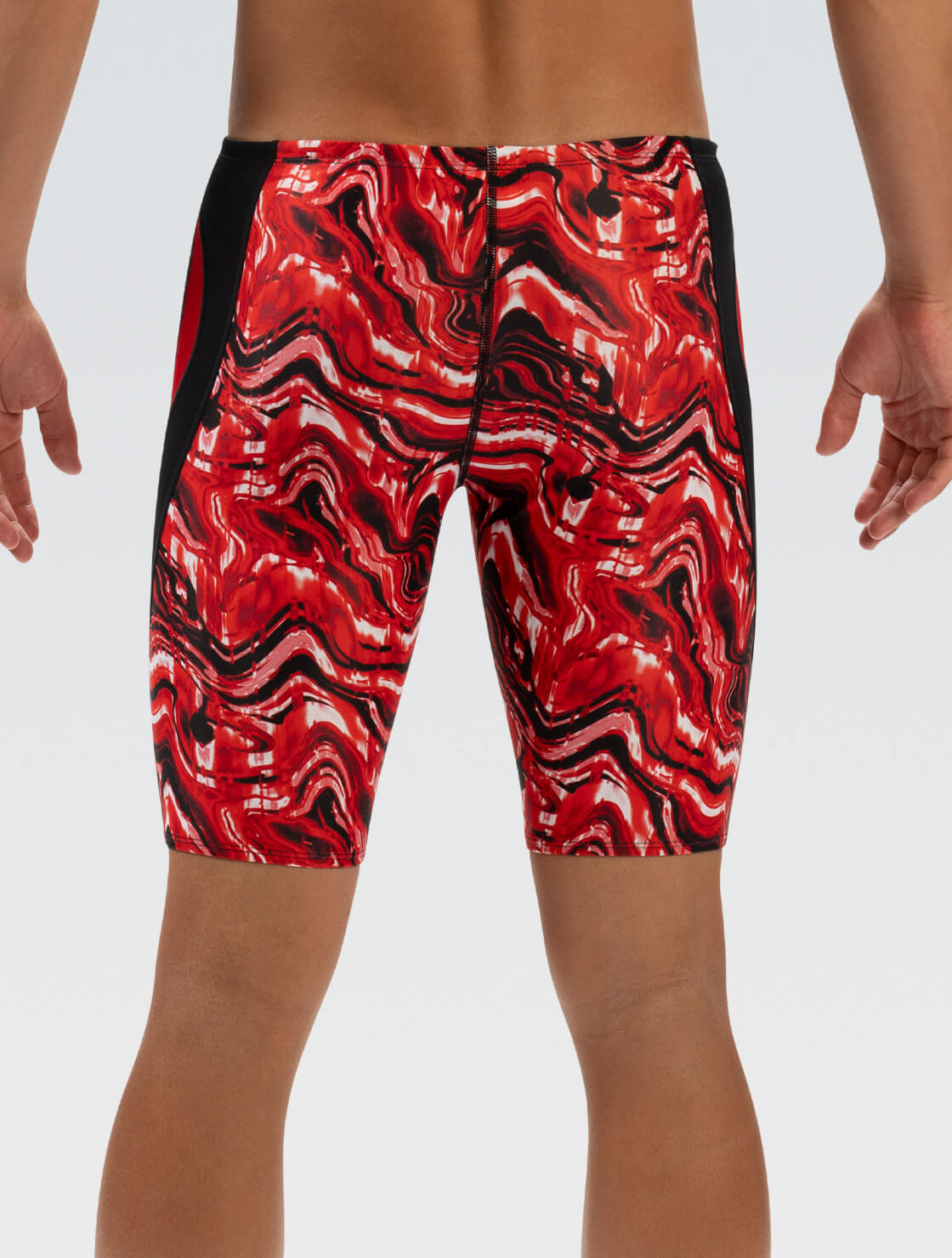 Reliance Men's Blaze Red Color Block Jammer – Dolfin Swimwear