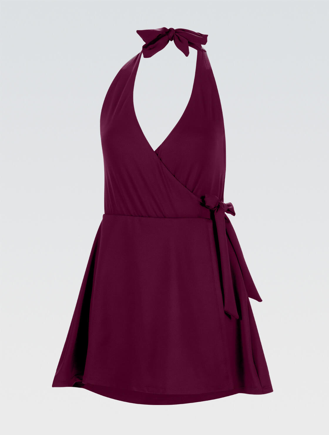 Women's Aquashape Cabernet Halter Swim Dress : 6010SLD-B42