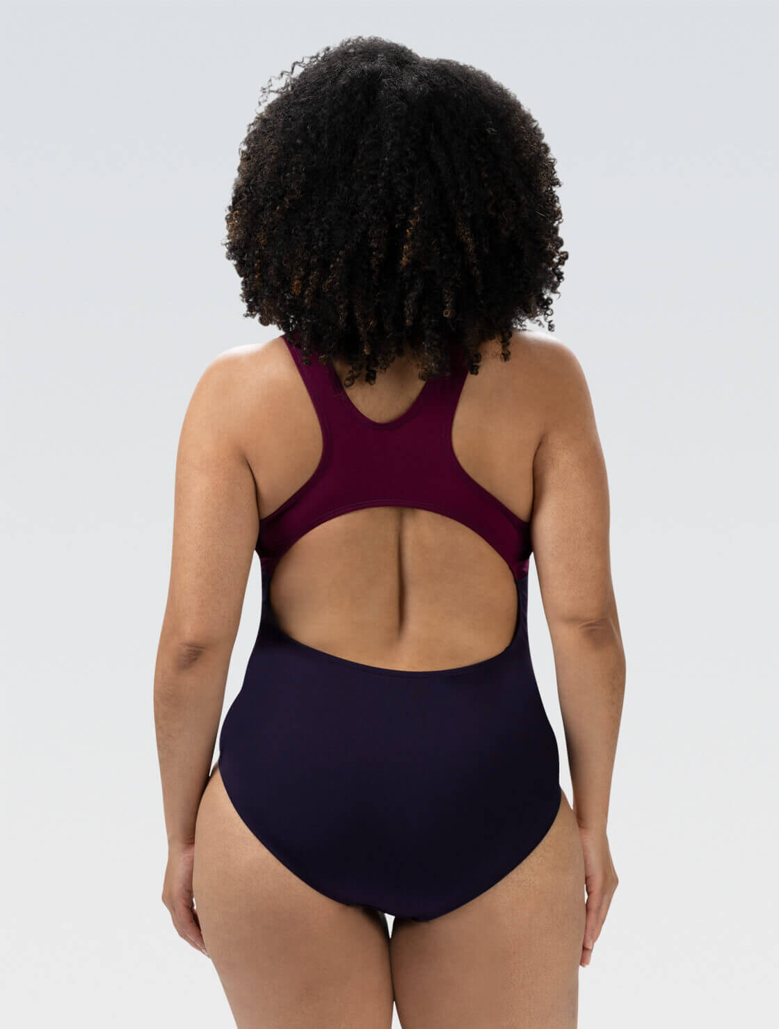 Women's Aquashape Plum and Cabernet Color Block Moderate Lap