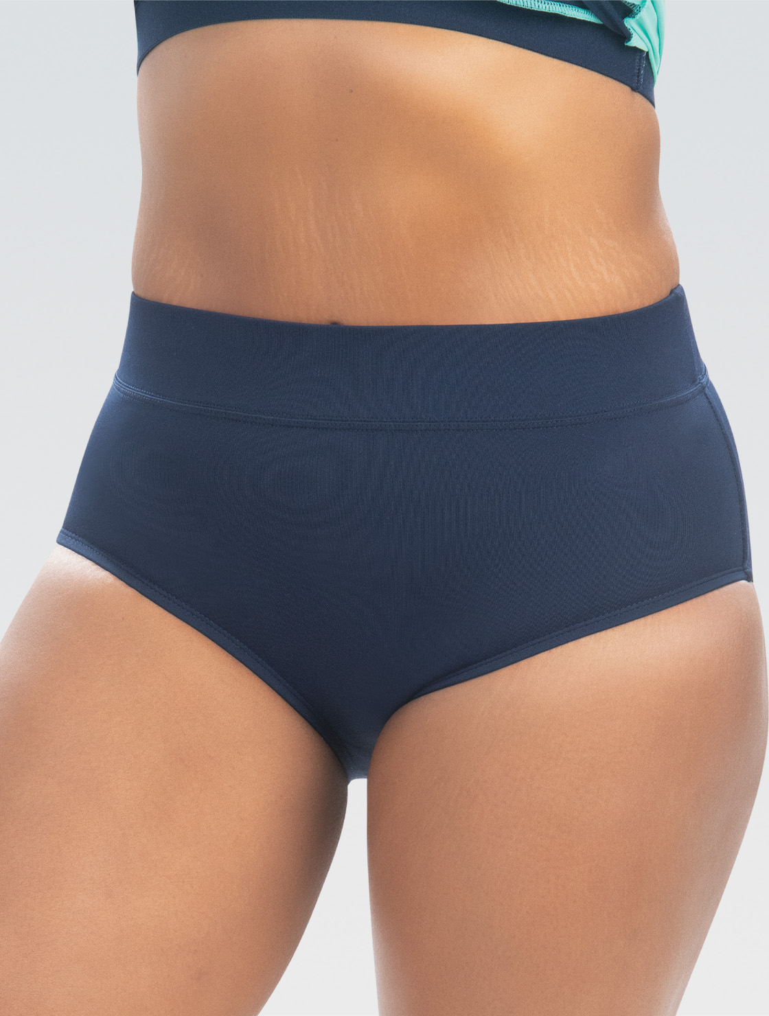 Women's Navy Swimsuit Brief | Conservative Coverage | Swimwear