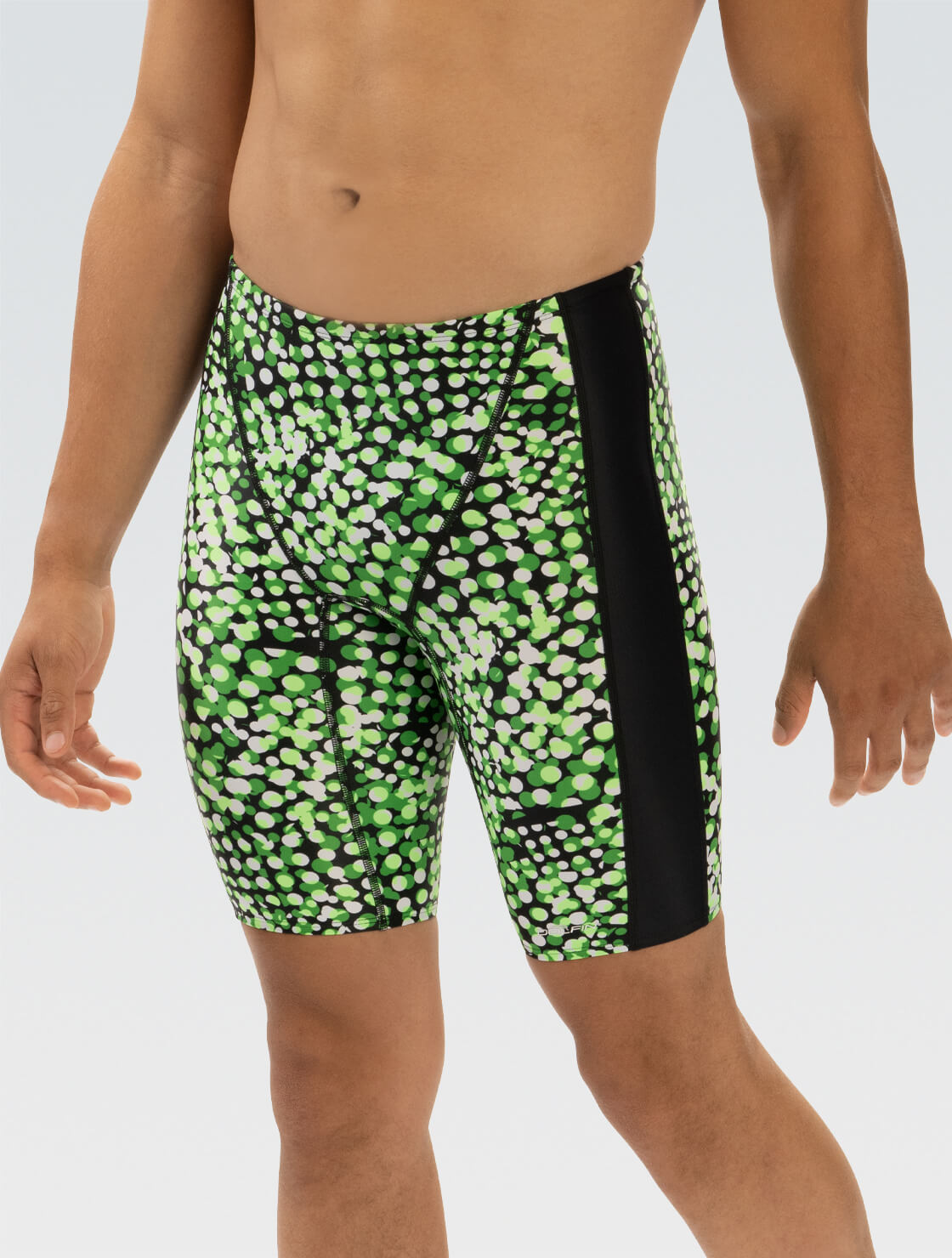 Men's Propel Green Jammer Swimsuit | Spliced Jammer | XtraSleek