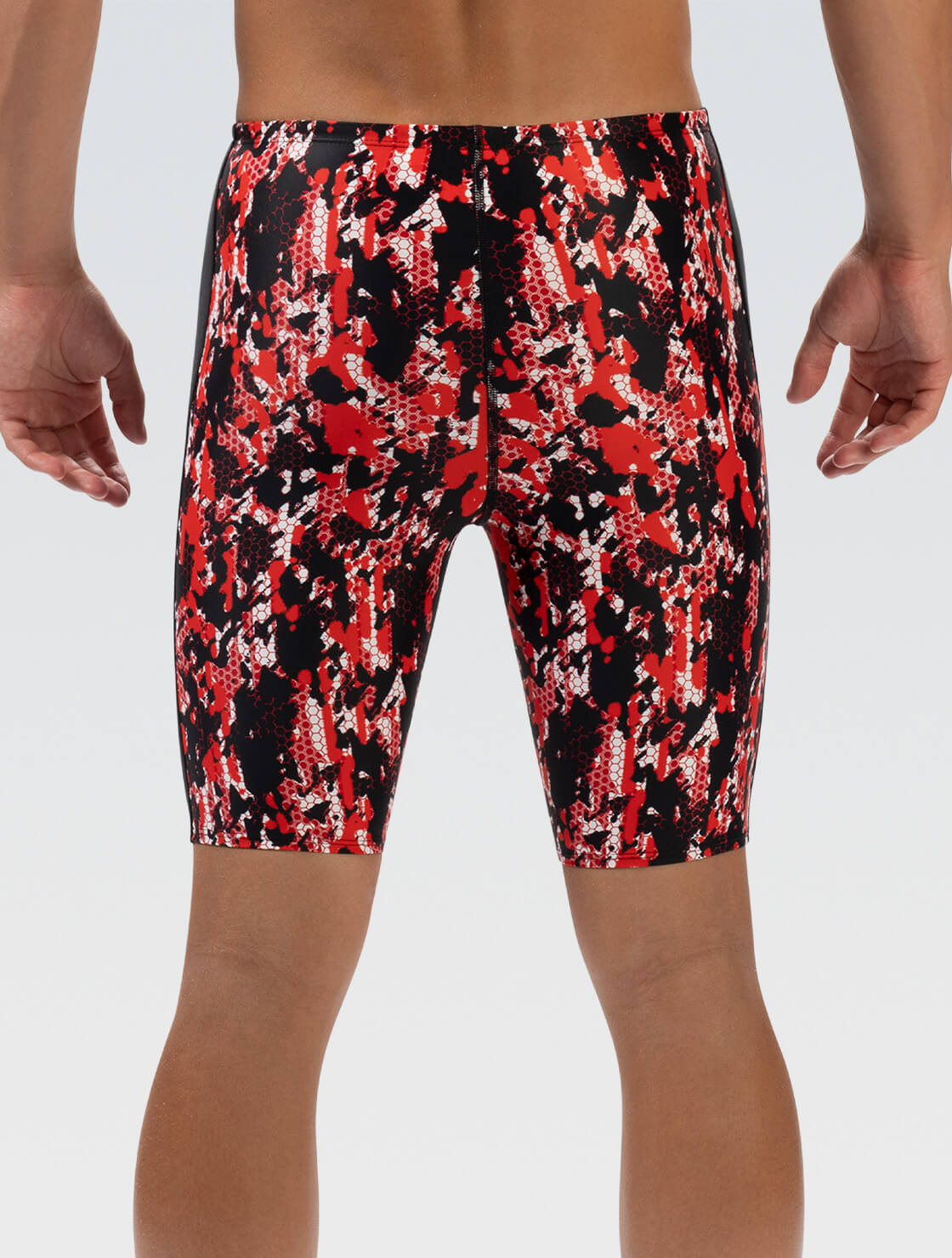 XtraSleek Men's Breaker Red Spliced Jammer – Dolfin Swimwear