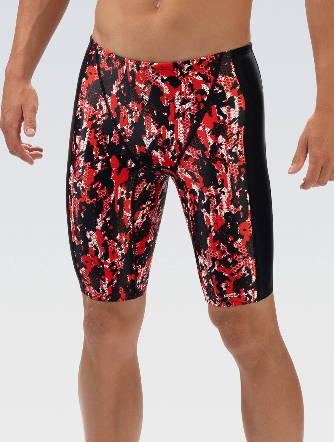 Dolfin Mens XtraSleek Eco Red/White/Blue Spyker Spliced