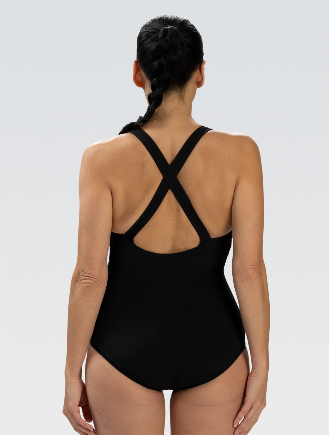 Women's Black One Piece Swimsuit | Conservative coverage | Scoop