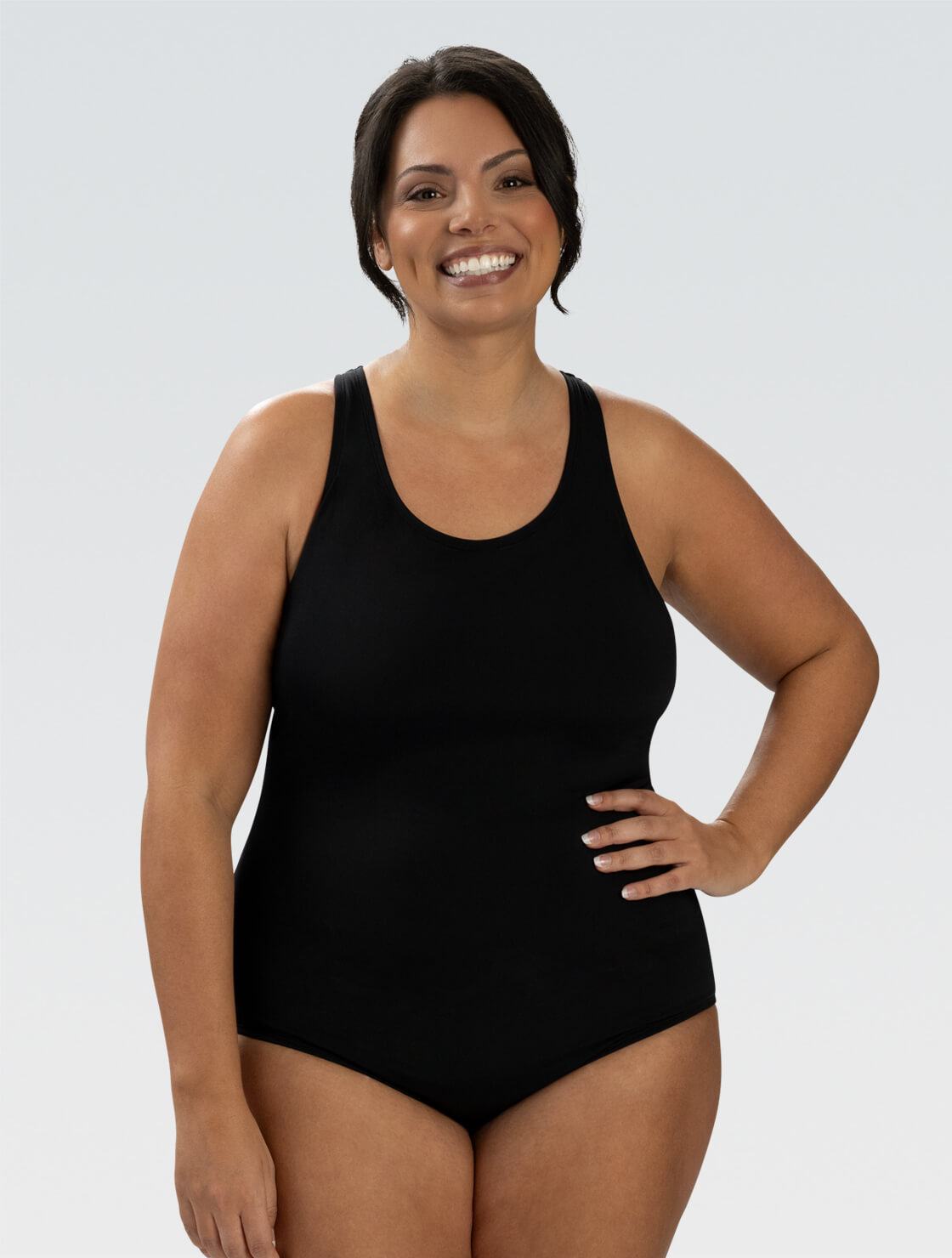 Women's Black One Piece Swimsuit | Conservative coverage | Scoop