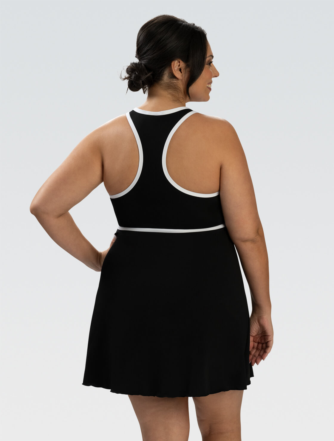 Women's Black Zip Front Swimsuit Dress | Zip Front | Swim Dresses | Aquatic Fitness | Aquashape Dolfin Swimwear Women's Black Zip Front Swimsuit Dress | Zip Front | Swim Dresses | Aquatic Fitness | Aquashape Dolfin Swimwear