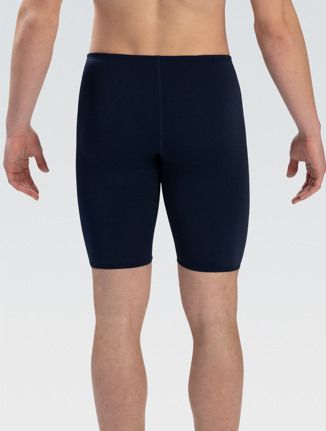 Men's Navy Jammer Swimsuit | Solid Color | Competition Fit