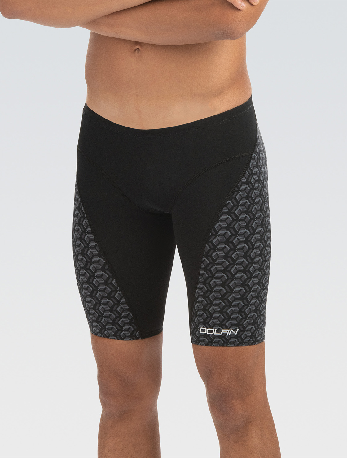 Dolfin FirstStrike Men's Black Jammer Tech Suit Swimsuit