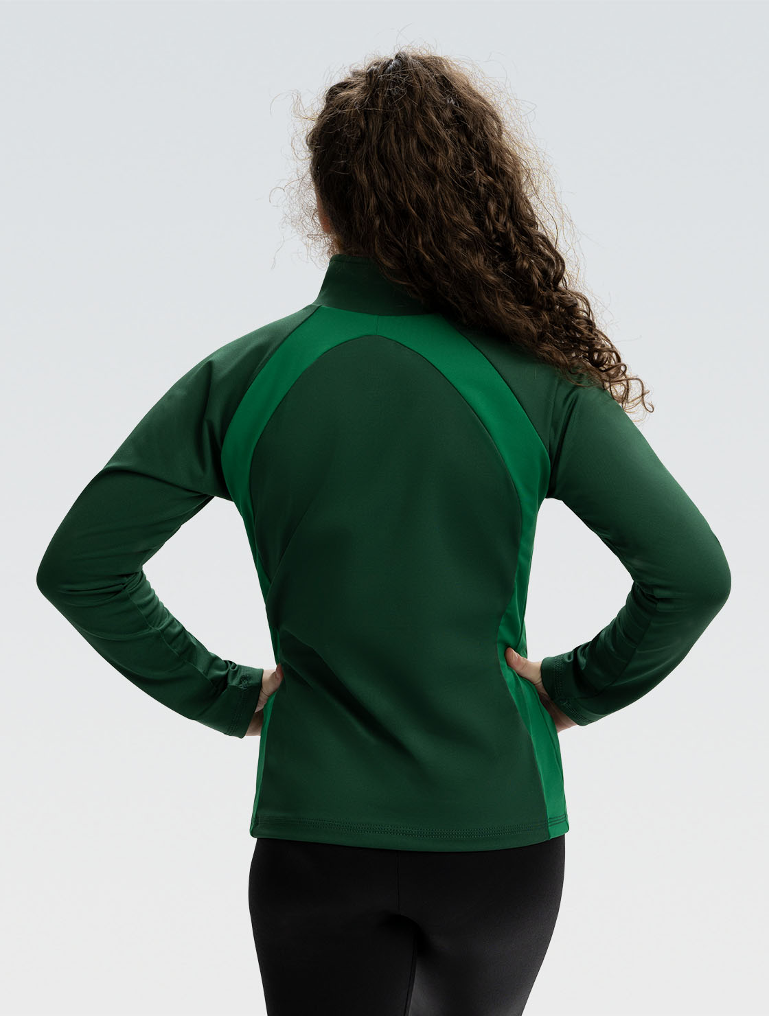 Sporty Spade Fitted Warm-Up Jacket - 8756 | GK Elite