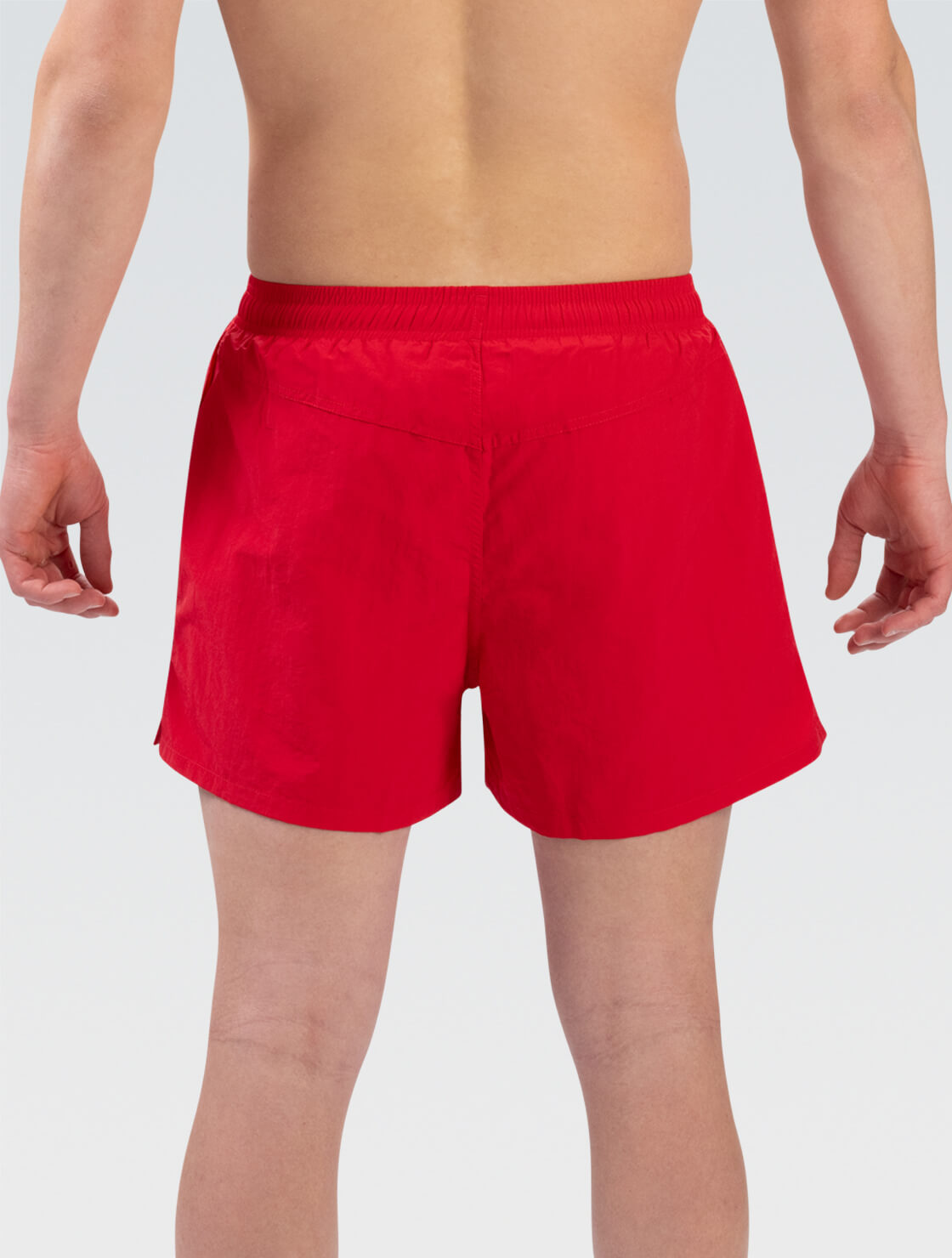Men's Solid Red 5 Inch Water Shorts | Swim Shorts | Swimming