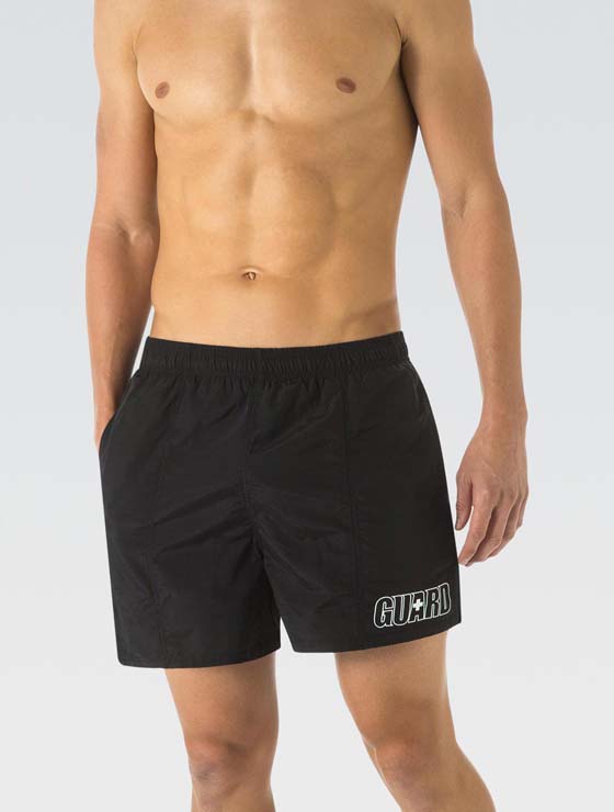100％本物 Men's Guard Solid Black 5 Inch Water Shorts : 9060NGU-790 トップス