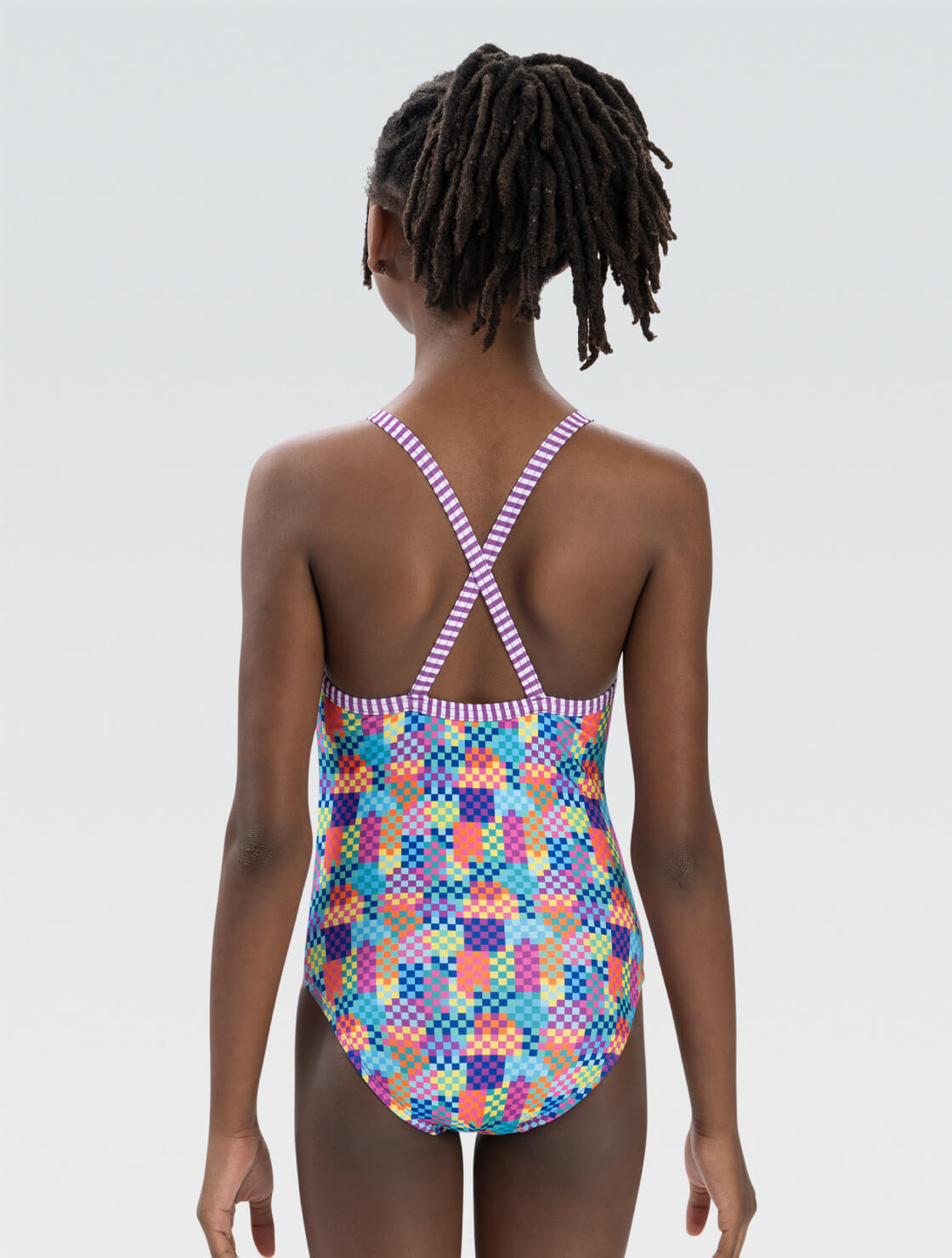 Uglies Girls' Build Me Up Criss-Cross Back One Piece – Dolfin Swimwear