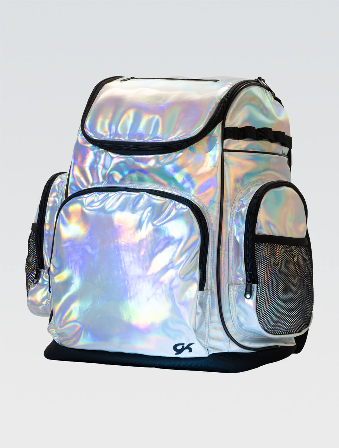 holographic mini backpack target MOSSTYUS Small Rainbow Shoulder Bag Metallic Satchel Shiny Travel Daypack for Women Men Lady A large main compartment features a padded tech sleeve that separates electronic devices from other stored items Pink Small Clear Backpack Target