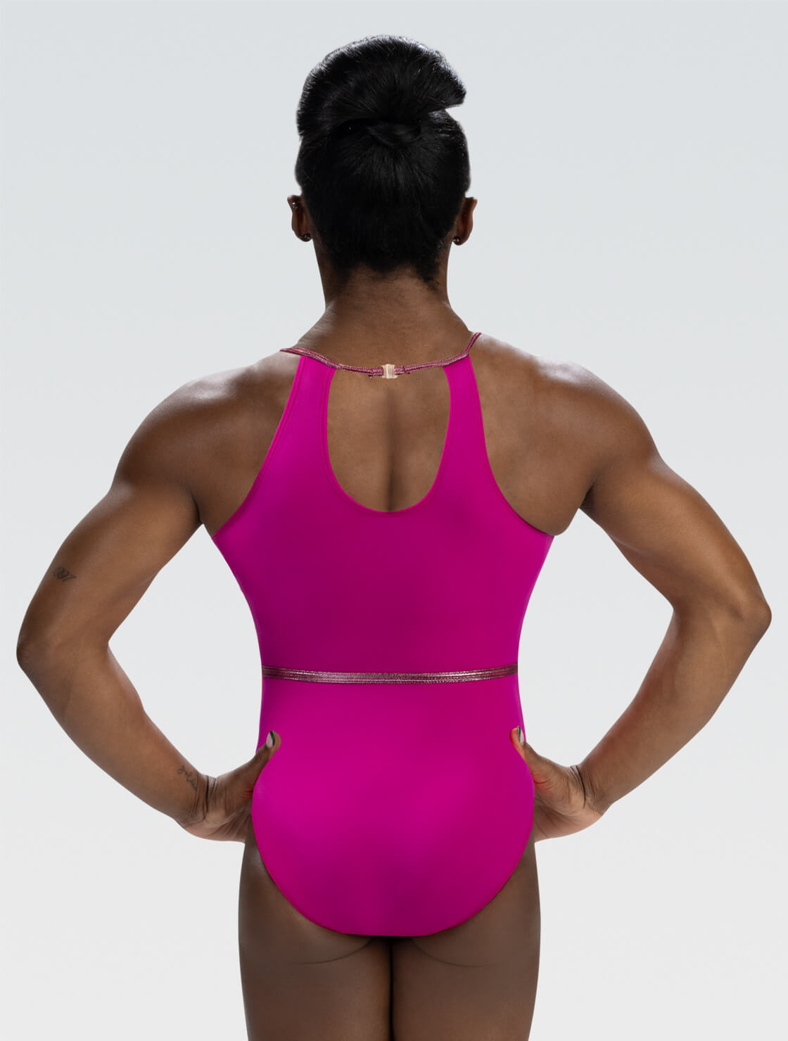 Simone Biles U.S. Classic 2024 Replica Workout Leotard Pink Limited Edition Leotards GK Elite
