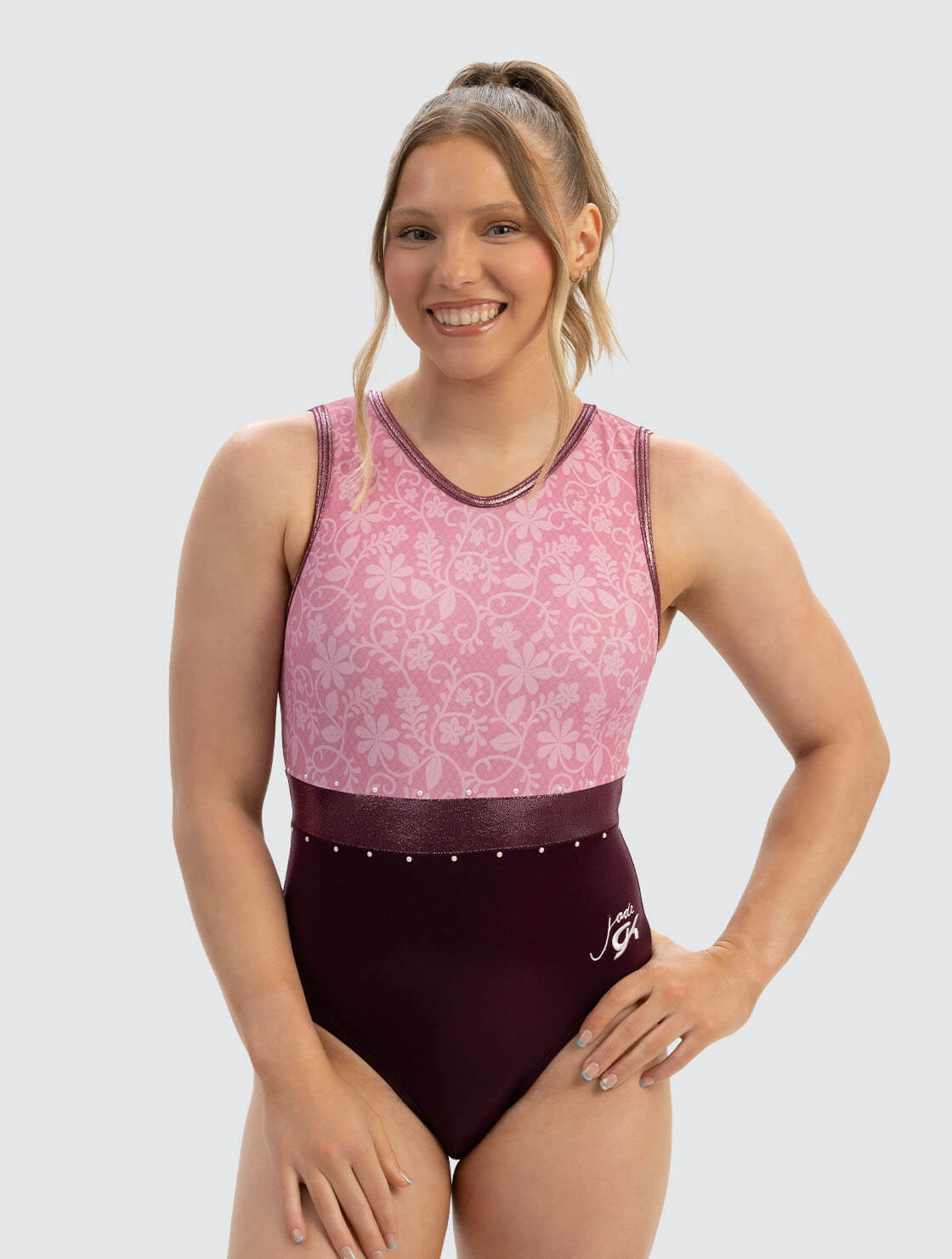 Jade Carey Bloom Tank Leotard | GK Elite