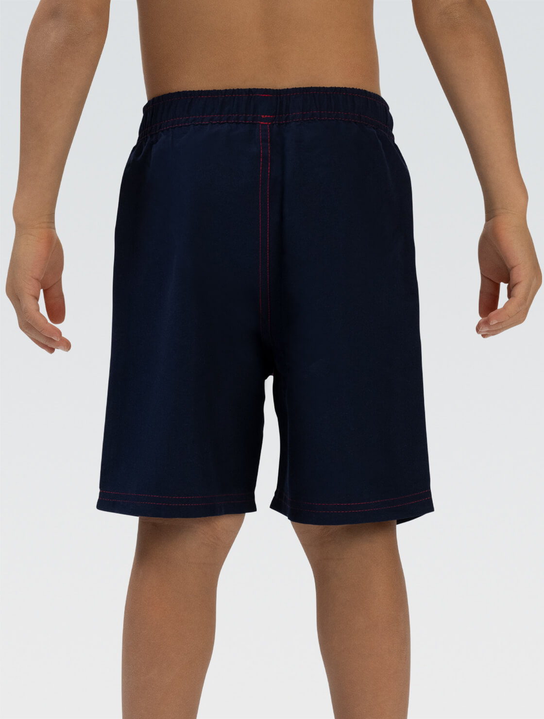 Boys' Navy Swim Trunks |Chlorine Resistant Swimwear | Mesh Brief